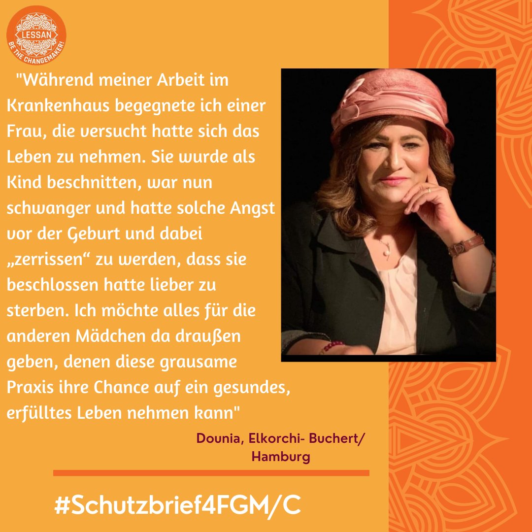 Lessan_eV's tweet photo. Unsere Social Media Kampagne geht voller Aufregung weiter. Dounia ist eine Multiplikatorin aus Hamburg, die sehr engagiert arbeitet und Communities aus Jemen, Saudi Arabien, Oman, Tunesien, Algerien, Marokko, Jordanien und dem Irak vertritt.
#Schutzbrief4FGM/C https://t.co/mSrZesd2Vb