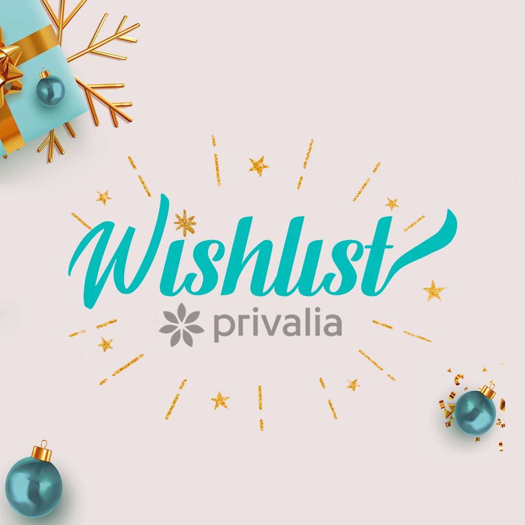 Inicia Diciembre y ya podemos comenzar a compartir nuestra Wishlist.🎁
Cuéntame el top 3 de tu lista y etiqueta a tus best friends, novio y familiares para que sepan que regalarte y el 24 de diciembre no te sorprendan con una bolsa de cacahuates.🎄

#PrivaliaTeSorprende