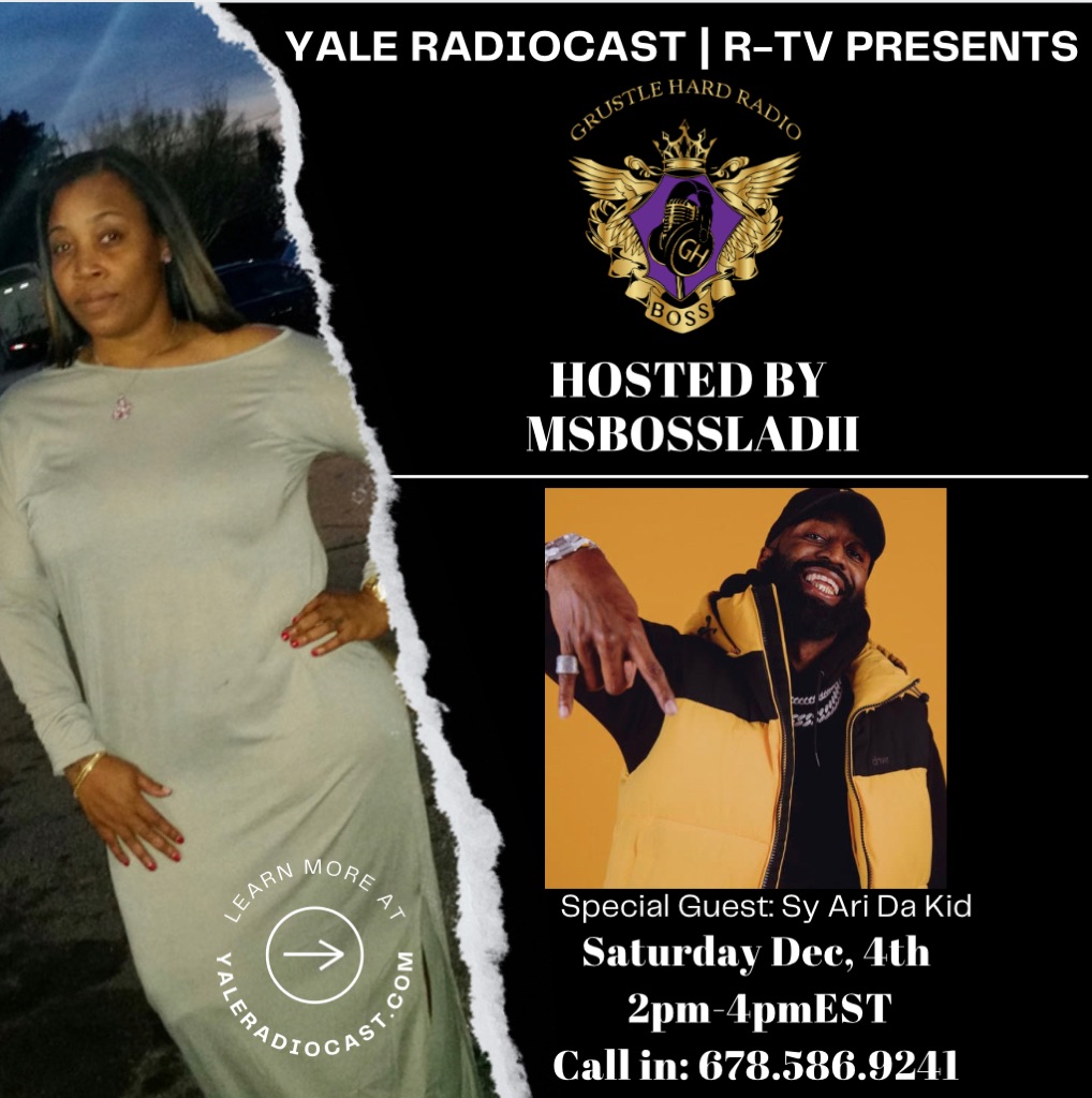 Grustle Hard Radio will be interviewing the one &amp; only @syaridakid on <a href="/YaleRadioCast/">YALE RADIOCAST®</a> keep up w/ @theyalebrand &amp; subscribe to thr youtube channel youtu.be/foFVhuisd5I