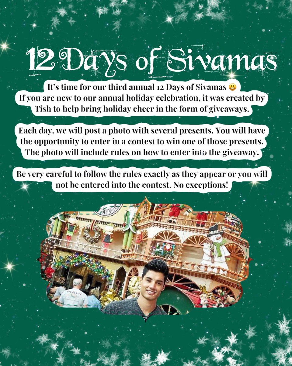 TheSivaFanClub's tweet photo. It’s time for our 3rd Annual Sivamas Celebration😃#SivaKaneswaran #Syrup #NewMusic #ReadyForThisLove #BreatheIn #Siva #SivaMusic #SivaTheWanted #TheWanted #TW #TWFanmily #music #SivaFanClub #HappyHolidays https://t.co/rnJjPjZok2