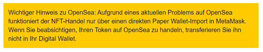jgoelten's tweet photo. @FaustoPelle1 Dieser Hinweis wurde auf https://t.co/BMSbXig4xP unterdessen von @swisspost aufgeschaltet 😨...Bin gespannt, ob die Anleitung von  @feuillet das Problem löst: https://t.co/XuAF0fHd2h #SwissCryptoStamp #swisspost #nft #polygon #nft https://t.co/4paTtCpsKn