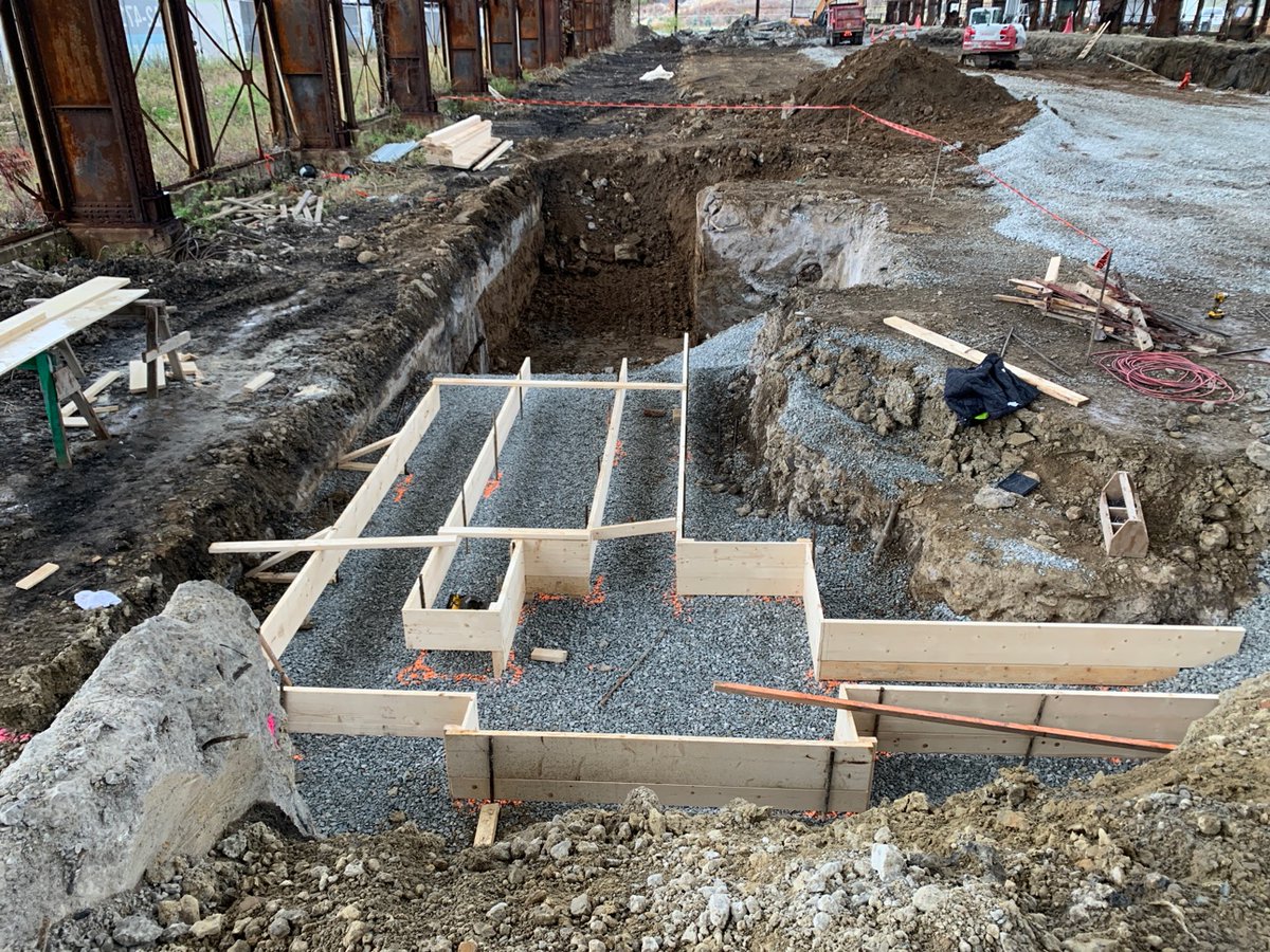 RIDC_SWPA's tweet photo. Here’s another sneak peak of #Mill19 Phase C at Hazelwood Green. The crew is digging the foundation, and we’re excited to see the building plans start coming to life! https://t.co/A7bV2i5czb