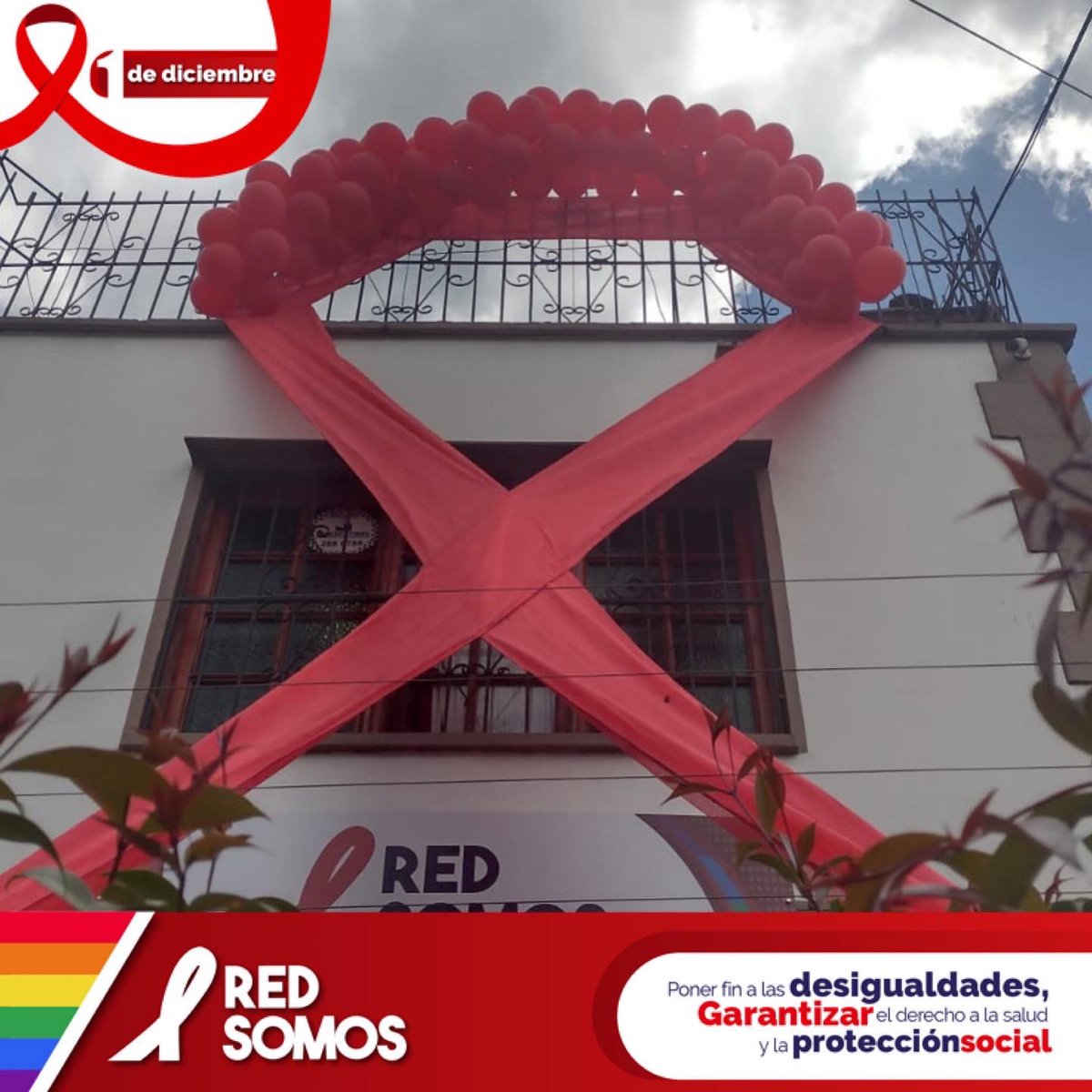 redsomos's tweet photo. 🏘La sede de Red Somos Teusaquillo se vistió en el Día Mundial de la Lucha contra el Sida - 2021
¡Todos unidos por una misma causa!
#redsomos #redsomoscol #vih #teusaquillo https://t.co/5HroQ0zWMP