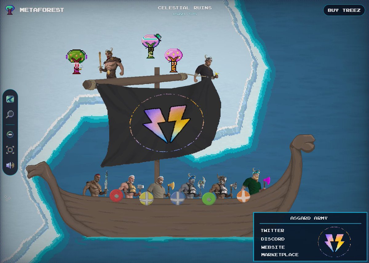 SolTreez's tweet photo. To celebrate the @AsgardArmy sailing across the Celestial Sea to protect the MetaForest and lay claim to their new partner region we’re giving away 1 of their NFTs! ⚔️

To win 🏆 

1️⃣ Follow @SolTreez + @AsgardArmy 
2️⃣ Like + Retweet
3️⃣ Leave a Comment

⏰ Winner in 24 hours https://t.co/syppNyAgZN