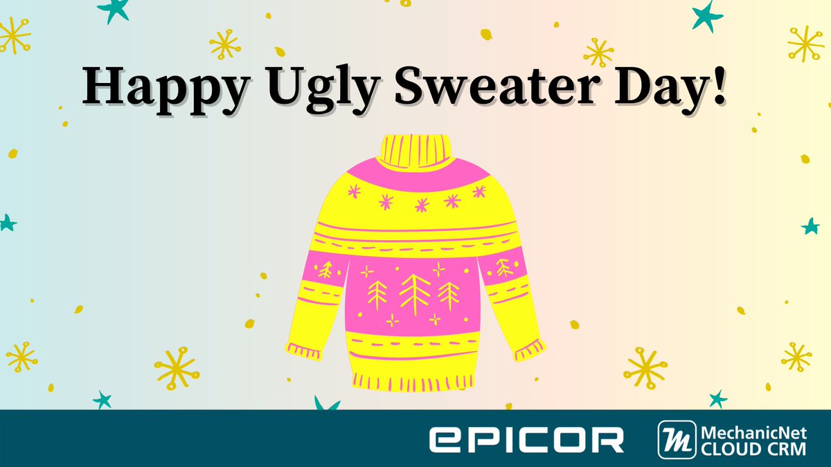 MNGMarketing's tweet photo. Today is #UglySweaterDay! Tag us in a photo of your favorite #uglysweater! #holidaysweater #NationalUglySweaterDay https://t.co/xDqJ1CLmR8