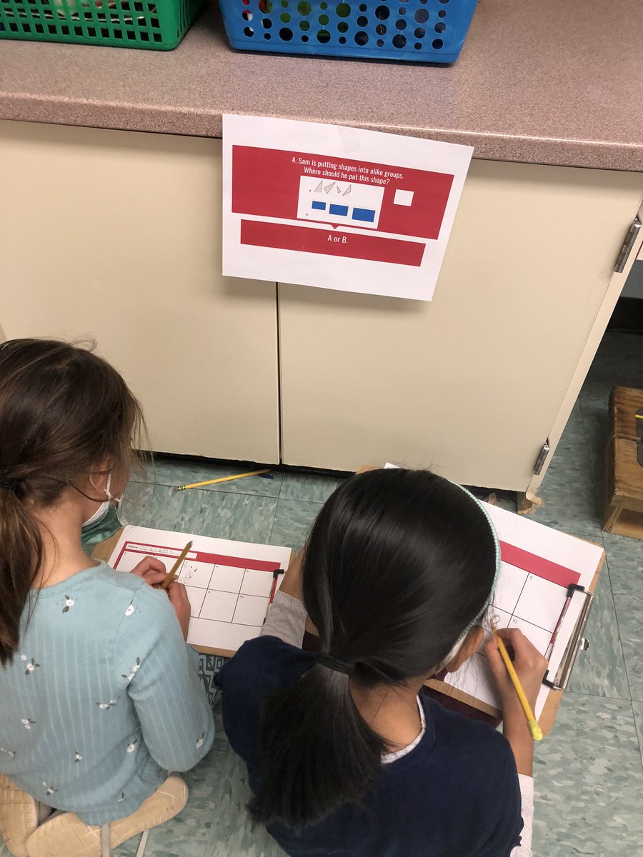 HooversFirsties's tweet photo. We love a good math scoot to review for our geometry test! #funinfirst #mathworkshop #BRES #Mathiscool https://t.co/E9Z58Wd2bP