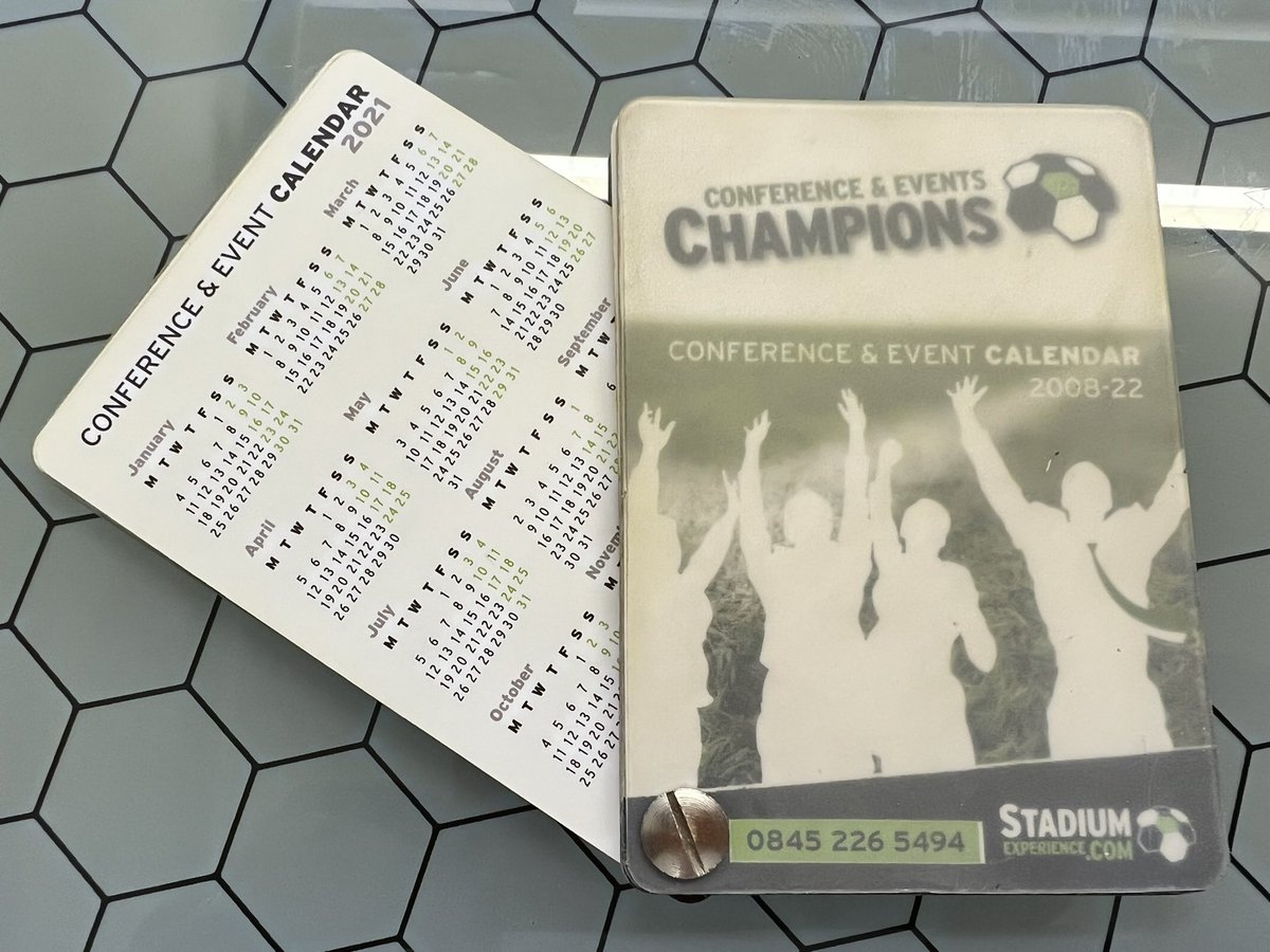 ShirlsWJones's tweet photo. @stadiumexp I'm still using this great piece of stationary from 2008! I can't believe it runs out next year... https://t.co/BYcYinUxZi