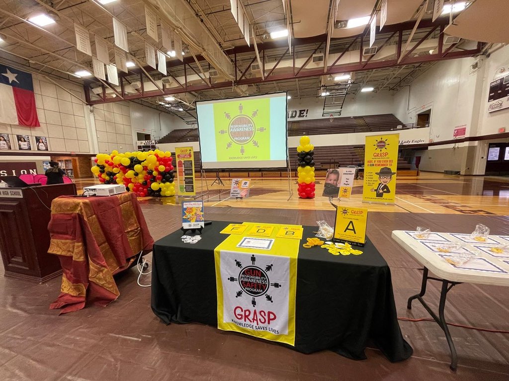 GraspSafety's tweet photo. Intervention is prevention when it comes to gun safety! We collectively must accept that an unsecured firearm at home could be a loaded gun at school. #GRASP https://t.co/Ps3a2ok3y1 https://t.co/sOrTFII30F