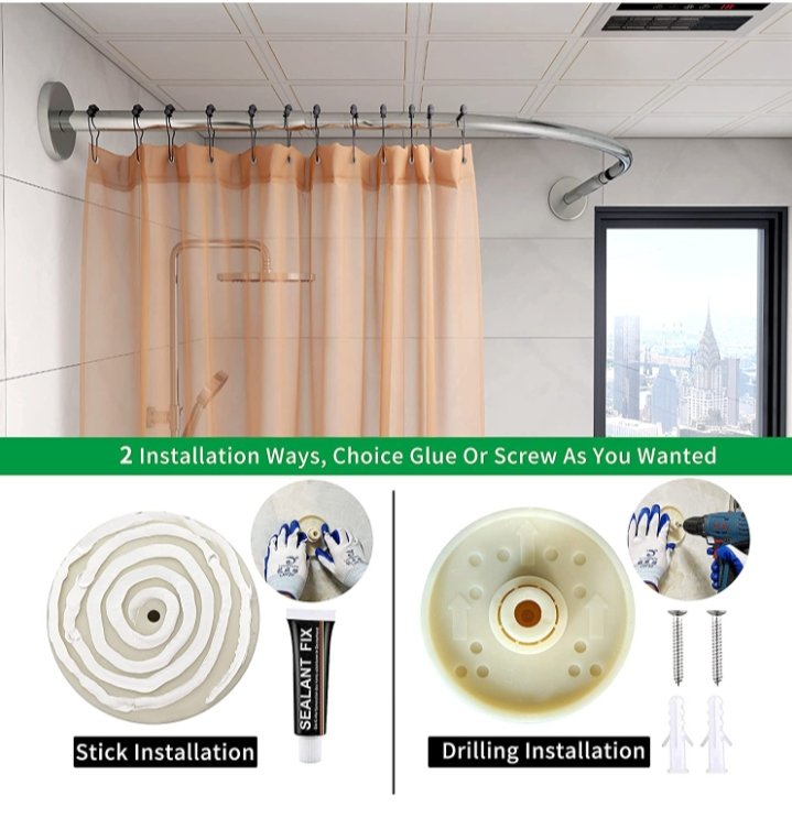 USA🇺🇸
Interested Inbox Me
#L_Shaped_Shower_Curtain 
#_Adjustable_Length_39_4_59_39_4_59_No_Drill #Adhesive_Stainless_Steel_Corner_Shower_Curtain_Rods #Shower_Pole_Bathroom_Curtain_Rod
#Amazon_Reviewer #amazonprime #Amazon_Prime #Amazon #Amzx#amazn #amzon #amz #kitchen