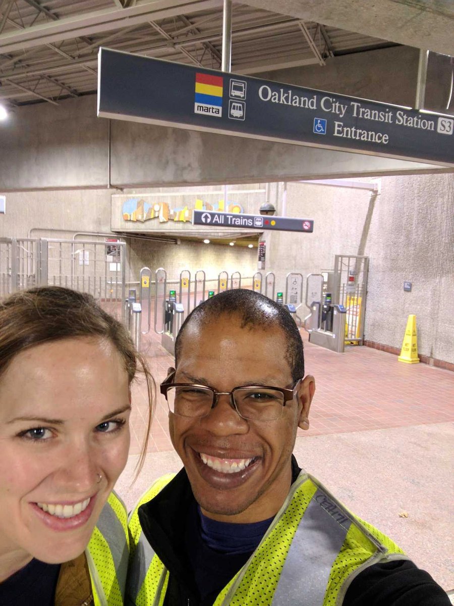 When the I-85 bridge collapsed in flames, <a href="/jasonsdozier/">Jason Dozier</a> and Claire were among the first to put on a #MARTAArmy vest and help first time transit riders navigate the system. Today, Atlanta is lucky to have Jason as a councilmember! #ATLpol