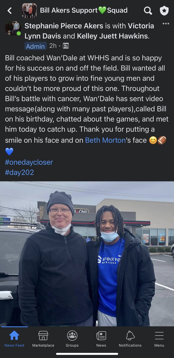 bnread2's tweet photo. So grateful for this post today of my brother in law and WanDale! @wanda1erobinson @UKFootball True class act on and off the field! https://t.co/RTbYhpd1tt