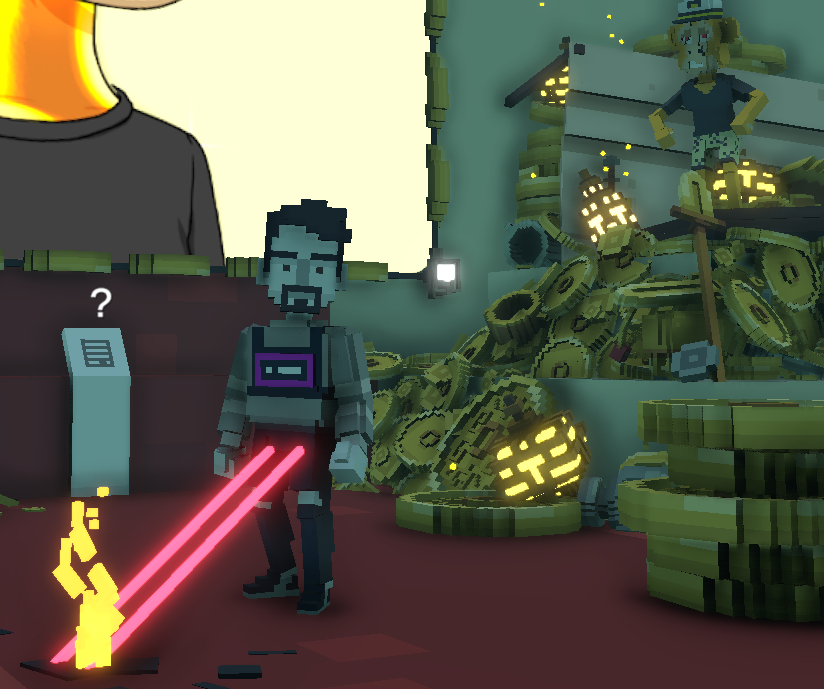 xblackplayer_'s tweet photo. @TheSandboxGame Nice shot Captain! https://t.co/rZYvt7OrhL