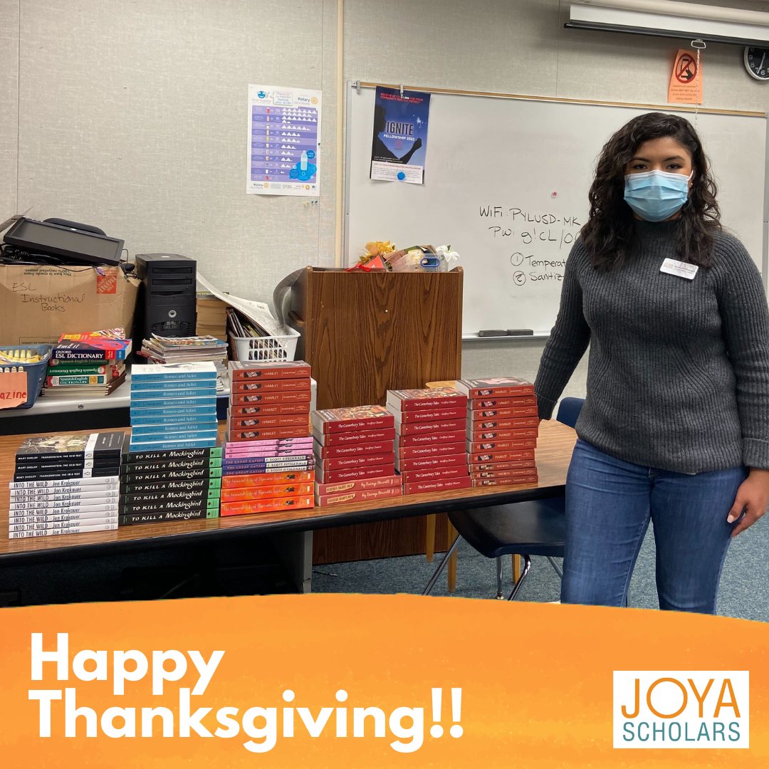 This fall, one of our AMAZING tutors raised over $3,200 to purchase graphing calculators and novels for our students to KEEP and annotate! We'd like to thank Kelly and ALL of our volunteers &amp; supporters who go above &amp; beyond to meet our students' educational needs every day!
