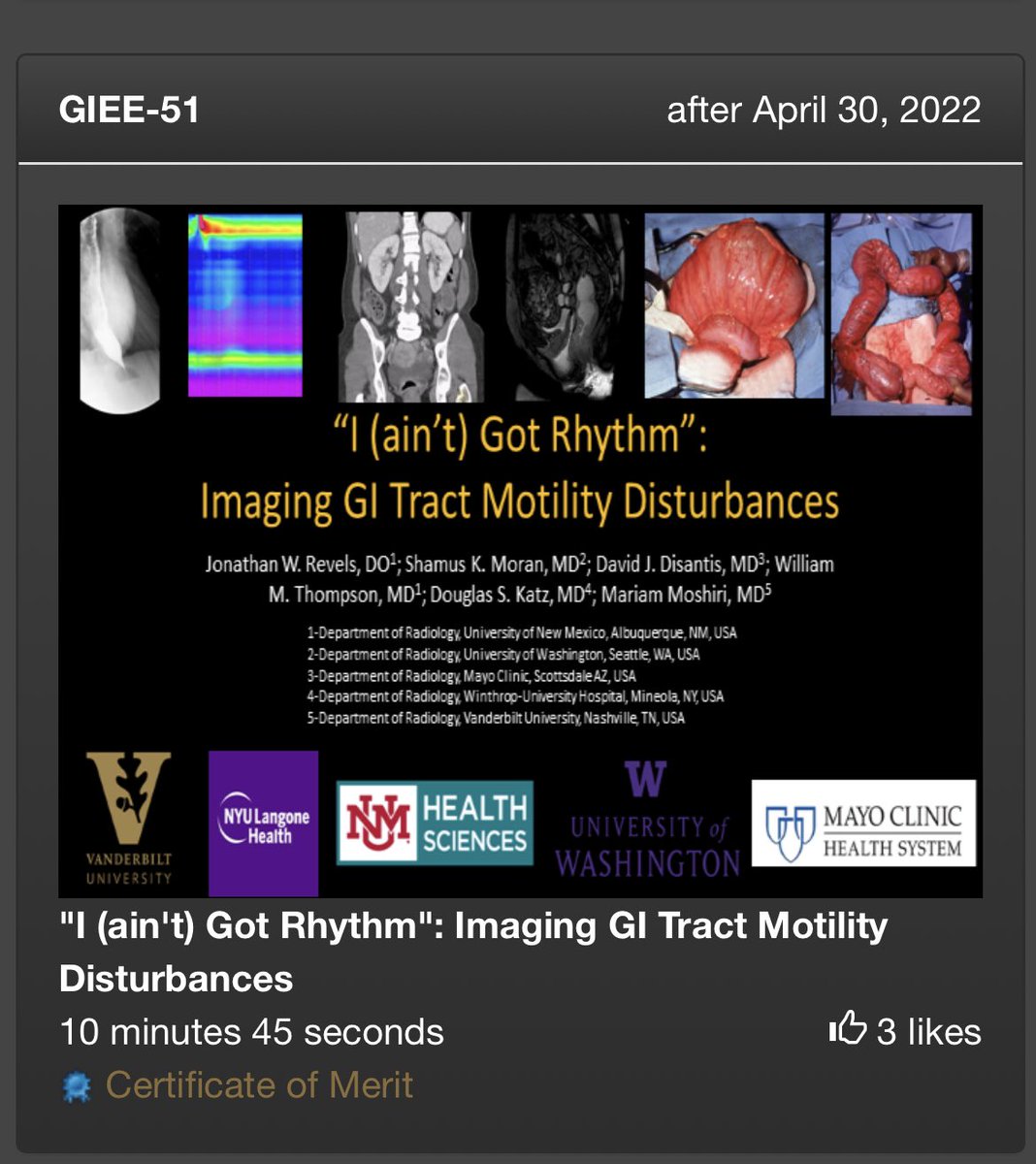Jonathan Revels DO, FSAR (@jrevrad1) on Twitter photo #rsna21 educational exhibits truly help to improve knowledge and networking through multi institutional collaboration 😊
<a href="/ShamusMoran/">Shamus Moran</a> @moshirimd #rsna21 educational exhibits truly help to improve knowledge and networking through multi institutional collaboration 😊
<a href="/ShamusMoran/">Shamus Moran</a> @moshirimd