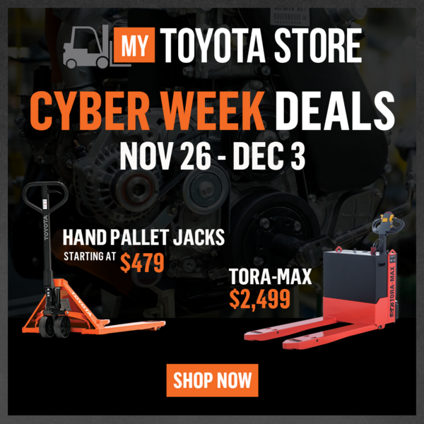 SIE_Lift's tweet photo. Don't miss out on 20% Off Toyota Genuine Parts when you place an online order. Offer ends Dec 3. Enter promo code CYBER2021. https://t.co/w9bqNM6Qkv
#forkliftparts #toyotaforklift #cyberweek https://t.co/R5sLuRwToW