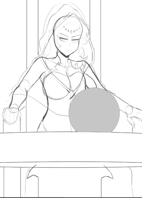 [WIP] She is pondering her orb 🔮 