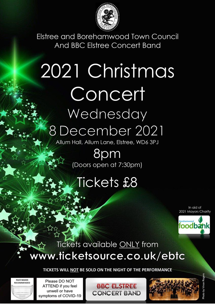 If you're after something to do on the 8th, I'll be playing with the BBC Concert Band for their Christmas concert! North London, tickets £8!