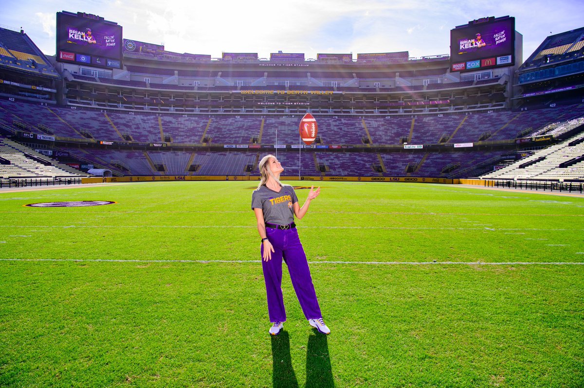 feels like home 💜🐯💛 @lsufootball