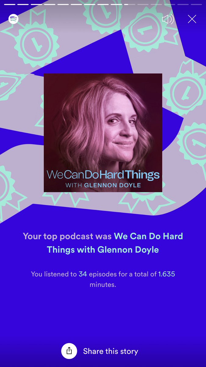 mslulli's tweet photo. @GlennonDoyle So Spotify says i can consider you a member of my family. Thanks for hosting the greatest podcast ever  ❤️ https://t.co/gQpYFL8DIt