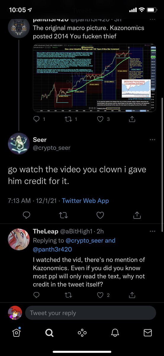 directorvale's tweet image. @crypto_seer built an entire brand just ripping off Kazonomics. Horrible seeing that this entire space is built of his building blocks while he was attacked and shunned by this community that is now thriving of off his work.