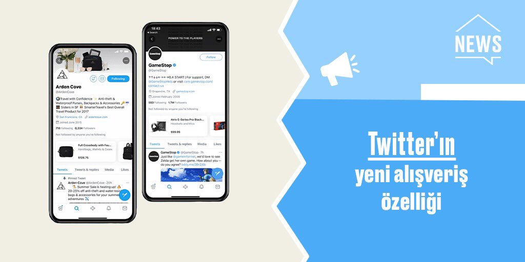 Son günlerde bünyesine kattığı özelliklerle adından söz ettiren Twitter'ın bir süredir test aşamasında olan uygulama içi alışveriş özelliğinin çok yakın bir zamanda hizmet vermeye başlayacağı duyuruldu.