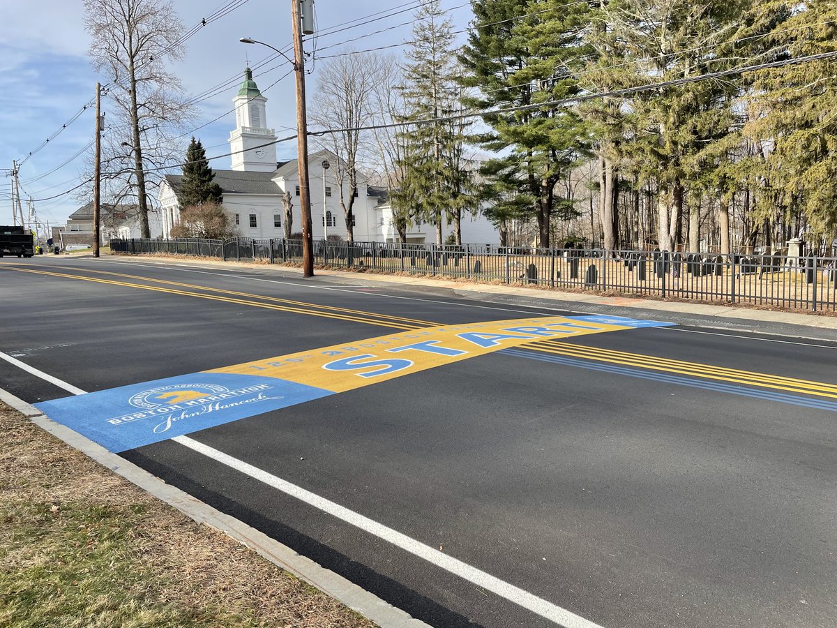 And so it begins- 138 days until the 126th ⁦<a href="/bostonmarathon/">Boston Marathon</a>⁩ !!
#Hopkinton #marathontraining