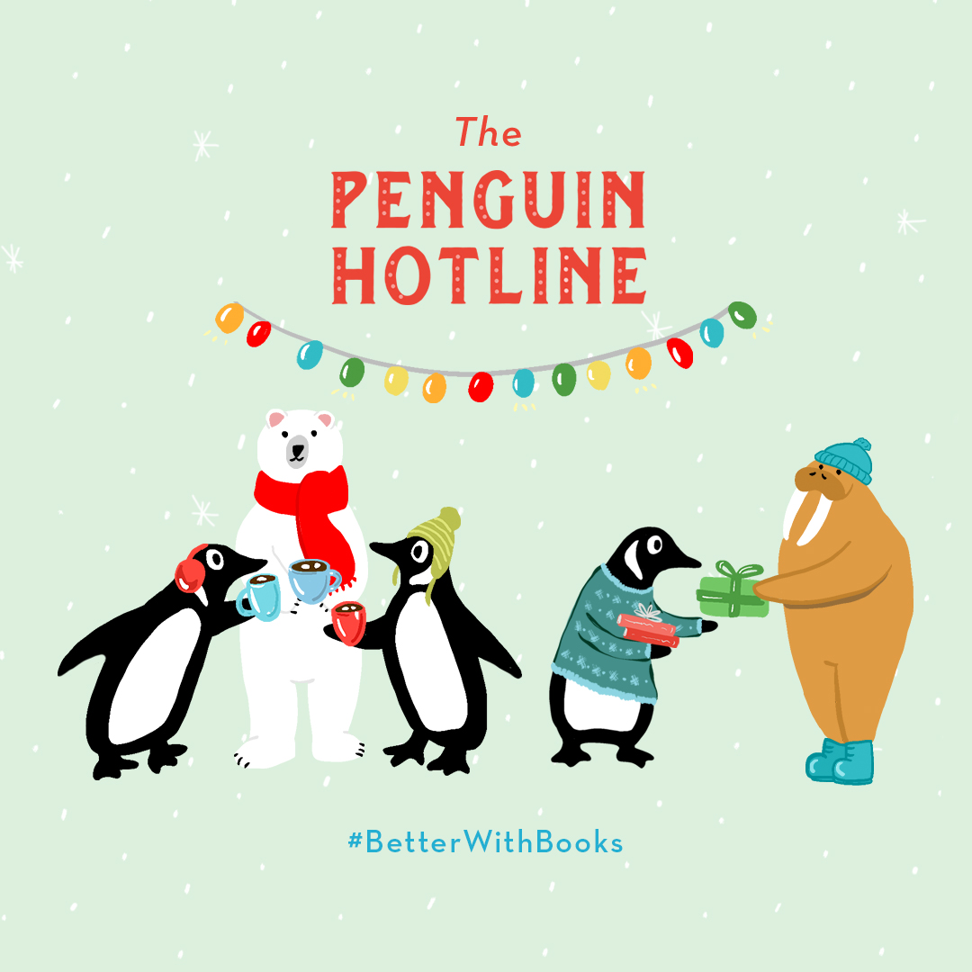 EmilyCanders's tweet photo. We're baaaaack! Need super personalized book recs for a picky reader on your holiday shopping list? Penguins (like me!) are on call! https://t.co/K3mspR4Jqp #PenguinHotline #BetterWithBooks https://t.co/3vooSnN7v8