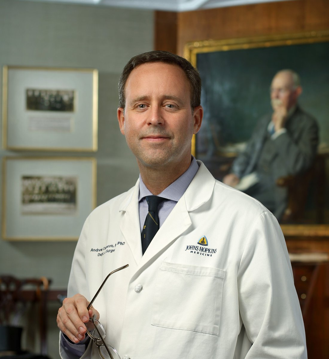 Today “officially” marks <a href="/AndrewMCameron/">Andrew Cameron</a> 1st day as our director. Dr. Cameron has been with us for 15 years, attended medical school <a href="/JohnsHopkins/">Johns Hopkins University</a> &amp; was even born at The Johns Hopkins Hospital. We’re excited to move forward with Dr. Cameron at the helm!