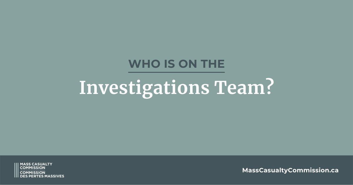 NSMassCasualty's tweet photo. Our independent investigators have 30+ years of municipal/rural policing experience including assignments in frontline emergency response &amp; specialized operational &amp; investigative roles. None of our team members are current or former RCMP. Read their bios: https://t.co/YiSsEdvP6b https://t.co/zl0HuSukVA