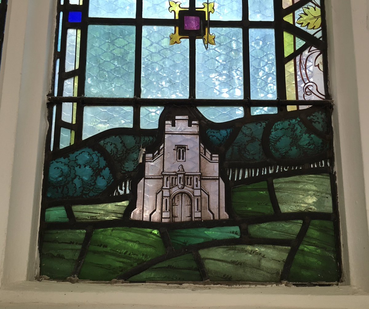 SallyKerson's tweet photo. #ChurchesinChurches stained glass window in St. Denys, Chilworth, Hampshire
#AnimalsInChurchesHour https://t.co/bP7CID3JGn