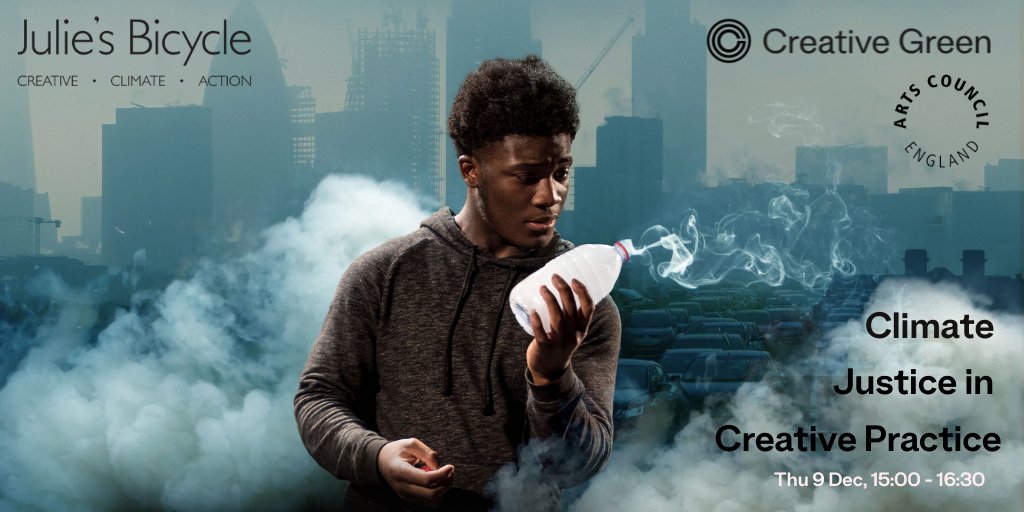 How do you build climate justice principles into your creative practice? Find out with our very own <a href="/charisejeanine_/">샤리스 Johnson</a>, <a href="/vickyestee/">Vicky Sword-Daniels</a> &amp; <a href="/farzja/">Farah Ahmed</a>, plus special guest <a href="/ZandraAlberda/">Dr Alexandra P Alberda</a> in our <a href="/ace_national/">Arts Council England</a> webinar next Thu 9th Dec bit.ly/305Id3p

#CreativeClimateJustice