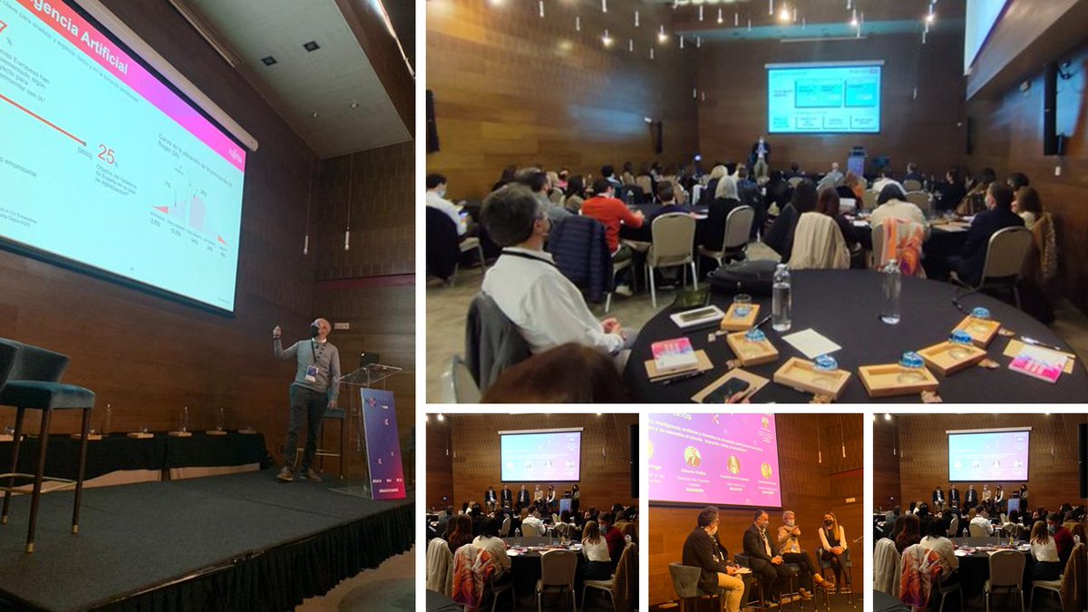 madison_mk's tweet photo. ¡Hoy ha vuelto #MadXchangeData en presencial!
El hotel Vincci Soho de Madrid se ha transformado en el epicentro de la #AI y el #Data como catalizadores de retos del futuro para las empresas.
Gracias a todos los asistentes por compartir visiones y en especial a los ponentes https://t.co/a7RSjGQGJH