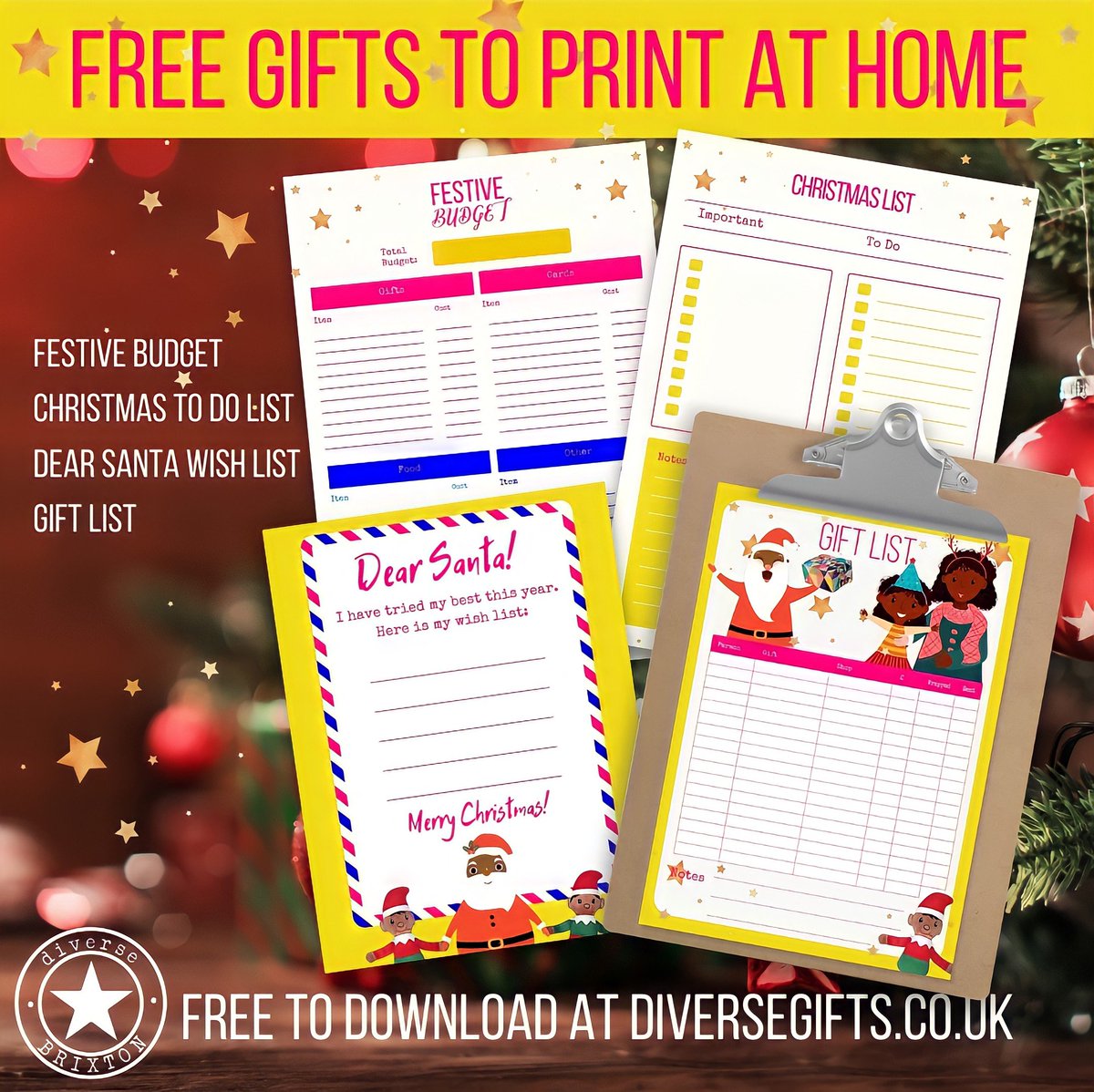 🎄THE COUNTDOWN BEGINS
Today is the start of the Xmas season for many. We've got some freebies to make your festive planning a bit easier. Visit the News section of our website to download your free Xmas planning tools. diversegifts.co.uk
#letsdoChristmasdifferentlythisyear