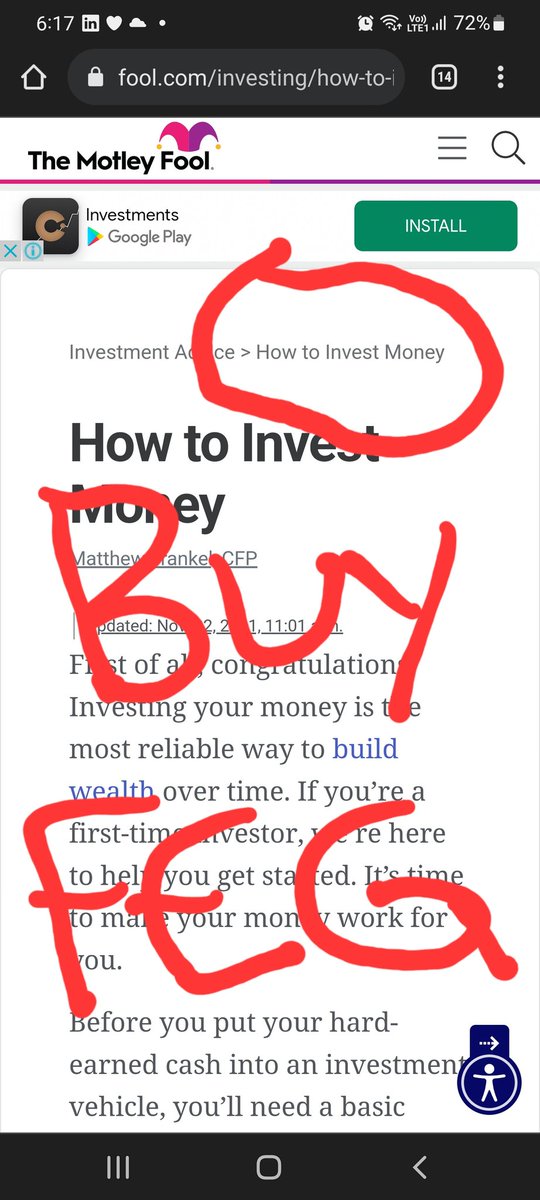 realTime2Burn1's tweet photo. Let me save you from a long read

#FEG #FEGtoken #Invest #Investment https://t.co/Z2olid8gd8