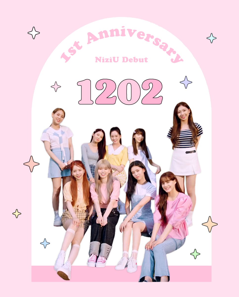__chaewa_'s tweet photo. デビュー1周年おめでとう🌈☁️💖
#NiziU_Debut1stAnniversary 
#NiziUデビュー1周年おめでとう https://t.co/07krSrLG8Q