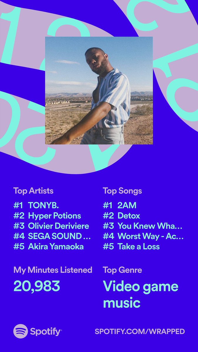 Spotify out here putting me on blast for being a <a href="/tonybonline/">TONYB.</a> fan account