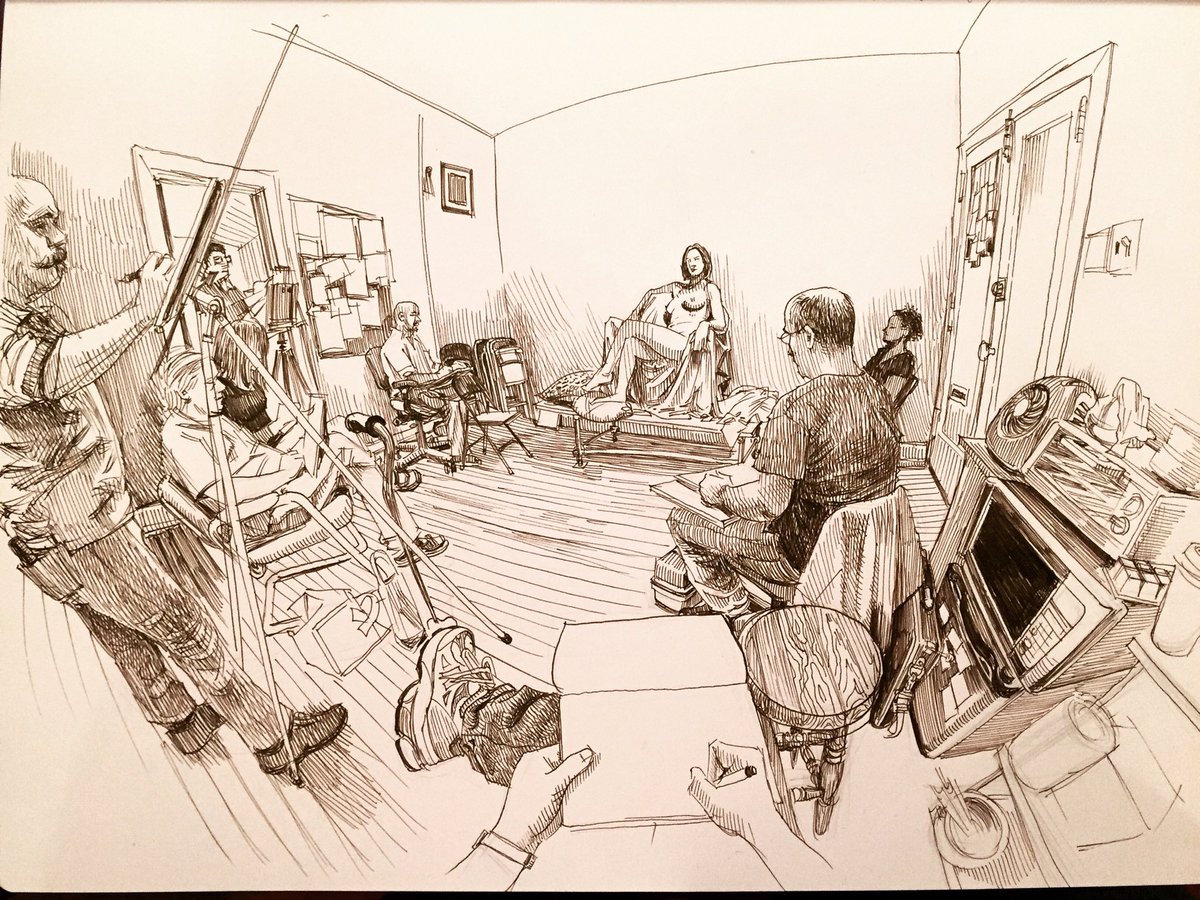 Excited to go to life drawing tonight for the first time in years! Used to be my favorite day of the week. These are some oldies from half a decade ago. 