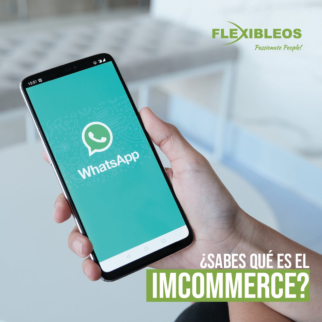 ¿Sabes qué es el IMcommerce? Es una nueva forma de comercio online, electrónico o digital, a través de mensajería instantánea de <a href="/EsMercapp/">Mercapp.es</a>

¡Es toda una revolución! 💥 Si te interesa saber más 👉 ¡contáctanos!

#flexibleos #comercial #equipoprofesional #IMcommerce #mercapp