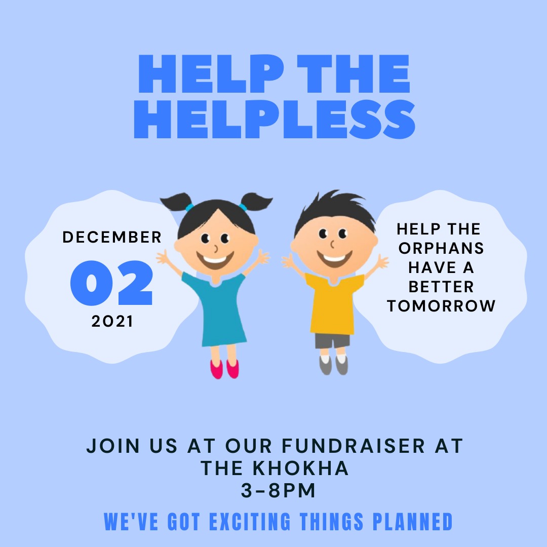 NGOSatoon's tweet photo. Join us at our Fundraiser TOMORROW at the Khokha from 3-8pm. We've got exciting things planned so make sure you don't miss out!

*All proceeds will be used to help the orphans at BIWS Orphanage so that they can have a chance for a better tomorrow!* https://t.co/EiEms75LZa