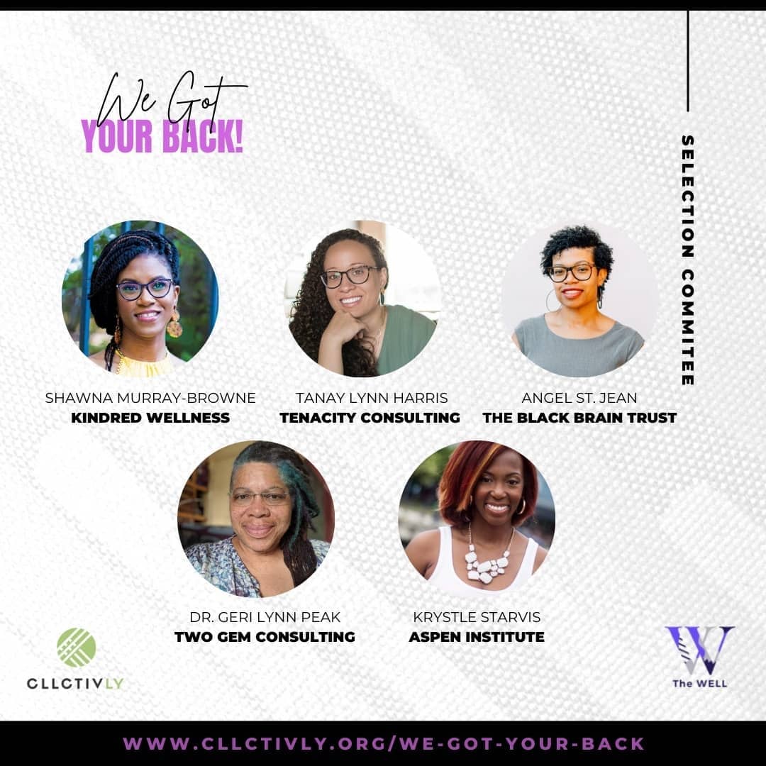 CLLCTIVLY's tweet photo. Today is the day! Join CLLCTIVLY and The WELL as we announce the winner of the "We Got Your Back" Award.
https://t.co/NRt11UABEy
@npquarterly @TechnicallyBMR @NextCityOrg @Colorlines @SBatten @recoverbmore @JNNewtWBAL @BaltBizOnline @afronews @Baltimore_Times @Baltimoremag https://t.co/7oDOfunTbE