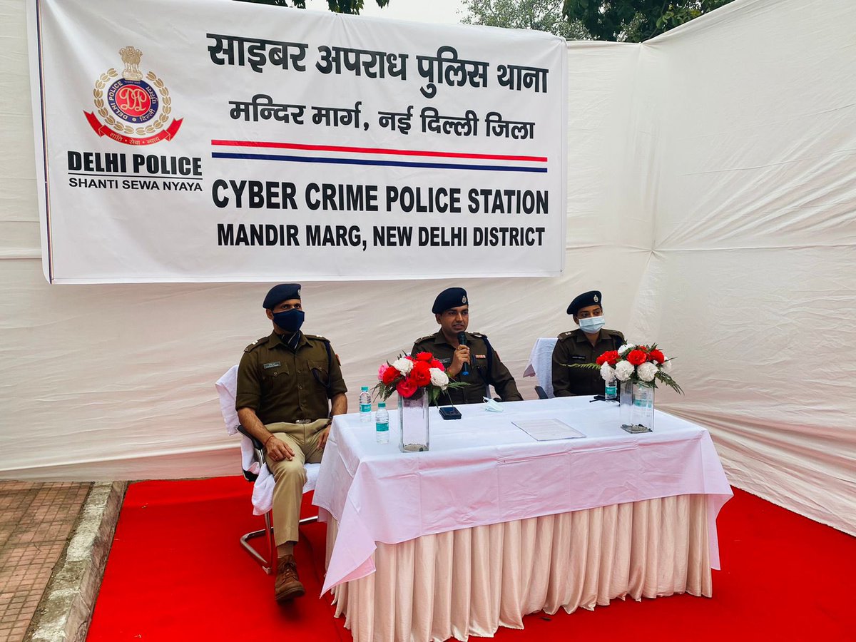 A new beginning !!! Cyber Police Station started operations in New Delhi district today. 
<a href="/DCPNewDelhi/">DCP New Delhi</a> <a href="/Dhama_IPS/">Sudhanshu Dhama</a> <a href="/AnjithaChepyala/">Anjitha Chepyala</a>