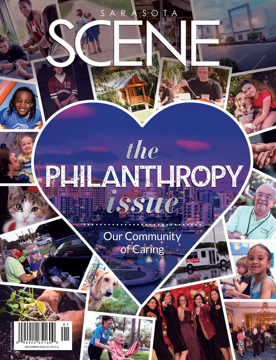 Celebrate Sarasota's community of caring in the December Philanthropy issue! Read it on our website: sarasotascene.com