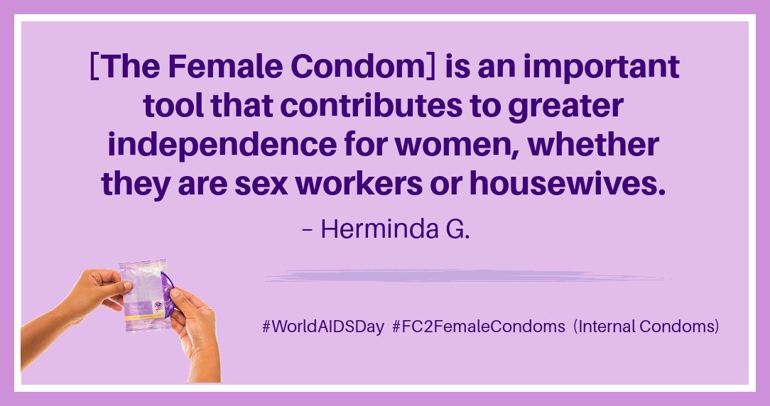 FC2FemaleCondom's tweet photo. Today we are raising up the positive voices of positive women around the world + their closest allies. On #WorldAIDSDay  join us to elevate + amplify their words:
 
#HIVAwareness #FC2FemaleCondoms (Internal Condoms) https://t.co/OtoQBGbhfv
