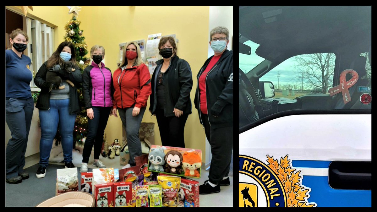 On Giving Tuesday our volunteers stopped by Lethbridge Animal Shelter to donate a few items. It was great to meet with the staff and get puppy snuggles from Harley who is ready for adoption. Thank you for placing a Red Ribbon Window cling on your vehicles. #GivingTuesday2021