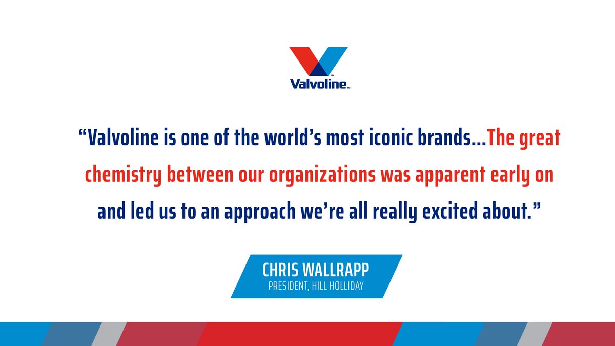 hillholliday's tweet photo. Here’s to a bright future working together!

@Valvoline  + Hill Holliday

https://t.co/dOk5UiW4JQ

https://t.co/gnUrf05I1V https://t.co/PdYDvGWZ84