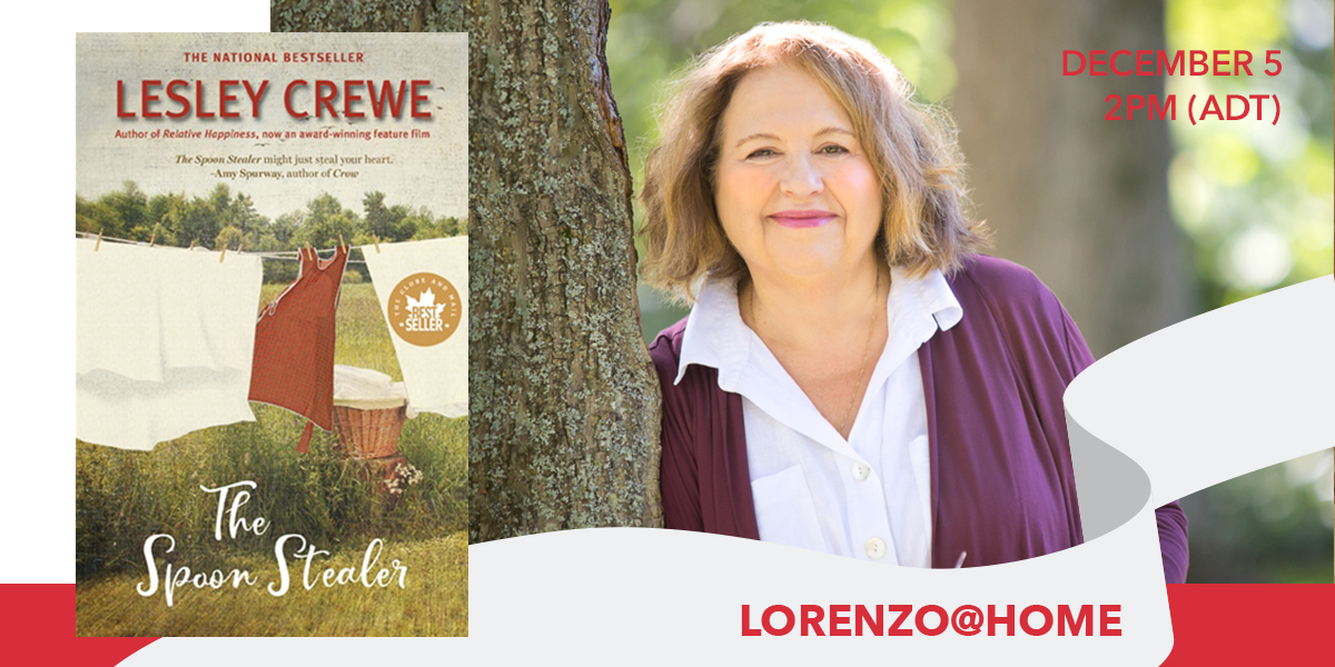 Registration is still open for <a href="/LesleyCrewe/">Lesley Crewe</a>'s virtual book club on Dec. 5 at 2PM.  Please email lorenzo@unb.ca for the link to the discussion. 
<a href="/NimbusPub/">Nimbus Publishing</a> <a href="/UNBSaintJohn/">UNB Saint John</a>