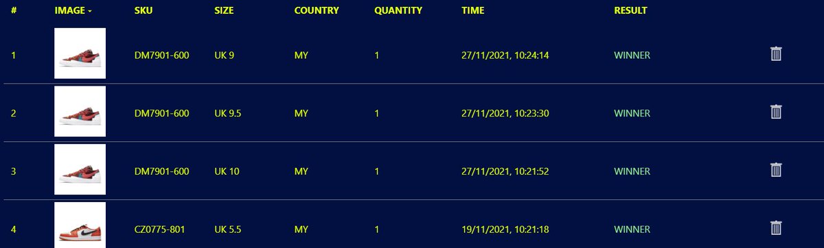 Jamesyzm1's tweet photo. Thanks
bot:@diaoSNKRS  yyds
proxy: @Lemon_Proxies https://t.co/8FGj9jZzgP