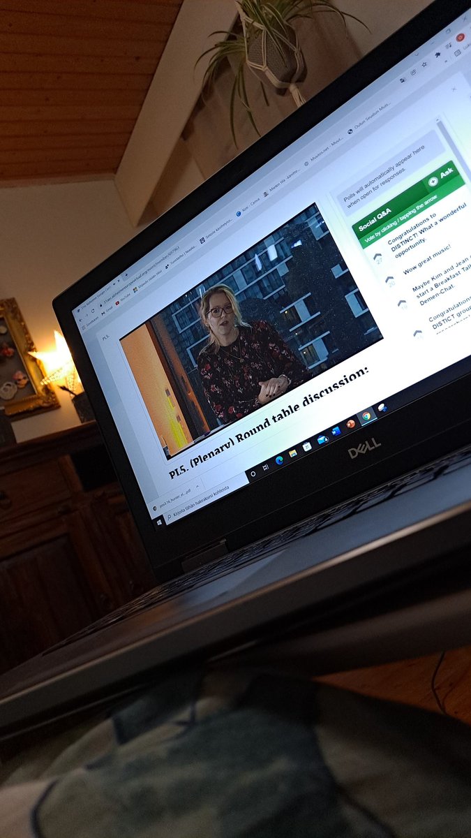 MaaretMer's tweet photo. Conference of this year has been quite different for me because of covid-19 infection, but luckily it has been possible to participate also under the blanket 😊. Thanks @AlzheimerEurope for #31AEC! https://t.co/6KyrCjeLZ5