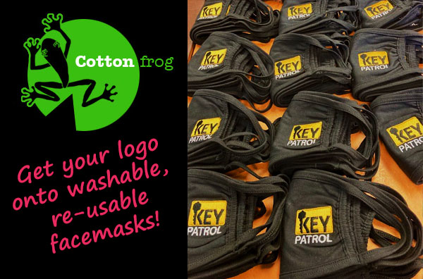 Why not get your #logo embroidered or printed onto rewashable #facemasks? Our machine washable facemask option is available in loads of great colours.  Call us on 01752 981844.