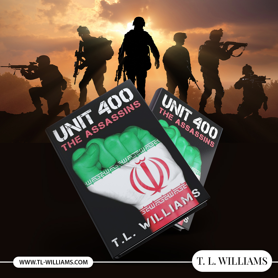 tlwilliams_'s tweet photo. Unit 400: The Assassins​, the sequel to Cooper's Revenge​, was published in 2014. In it, protagonist, Logan Alexander, is pitted against Iranian Revolutionary Guards Corps assassins bent on avenging the destruction of their terrorist training camp in Iran. https://t.co/zeqix81qfE